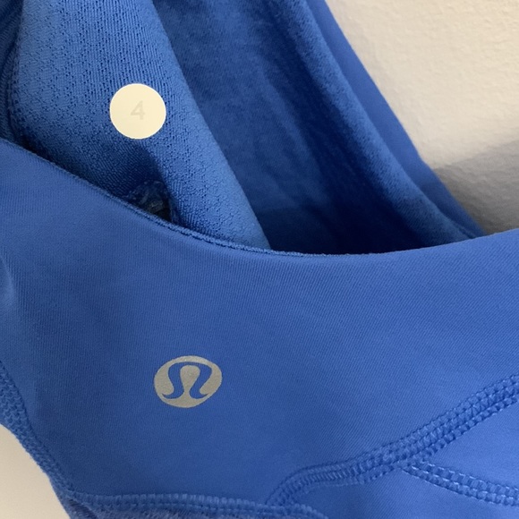 Blue Lululemon Tank Top Workout Shirt - Picture 3 of 3
